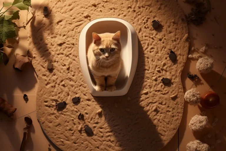 Podložka pod kočičí záchod